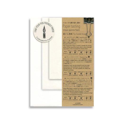 Paper Tasting Notepad Set