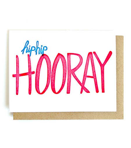 Hip Hip Hooray Greeting Card