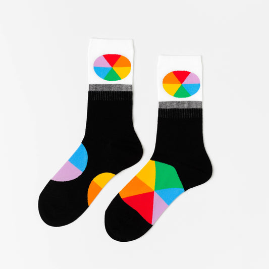 Women's - Color Wheel Crew Socks