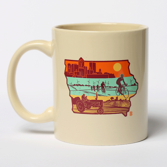 Layers of Iowa Mug