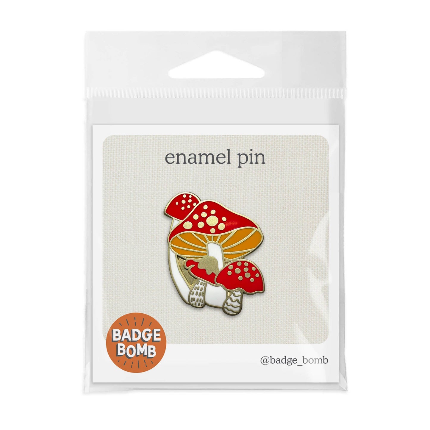 Mushroom Enamel Pin