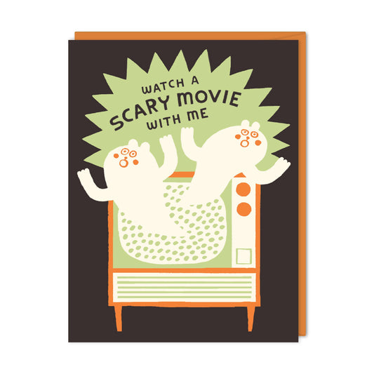 Scary Movie Greeting Card