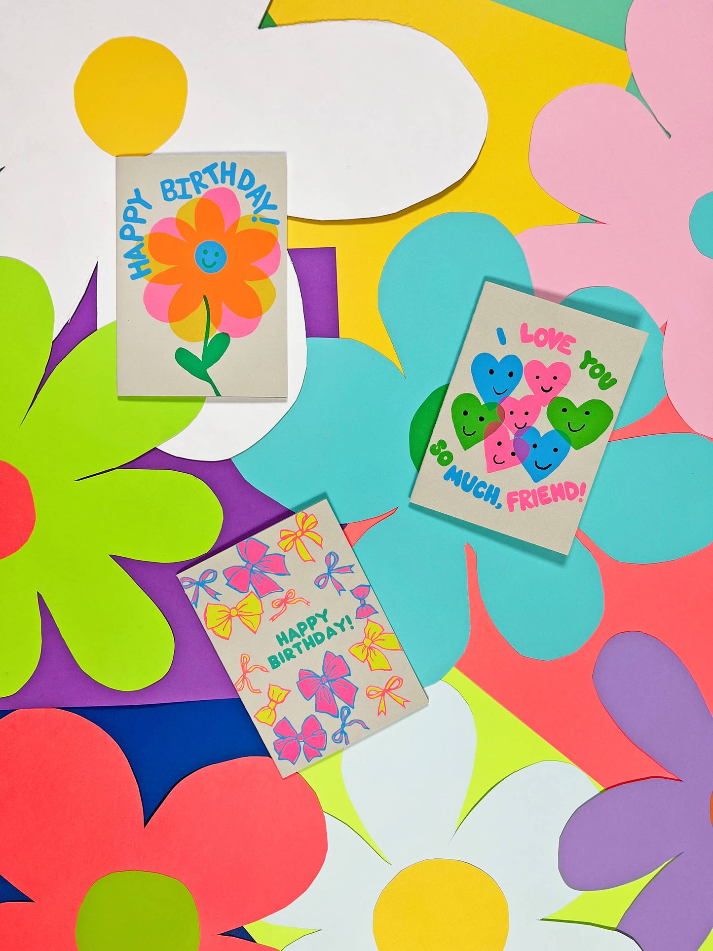 BIRTHDAY FLOWER GREETING CARD