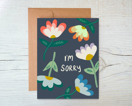 Floral Apology/Sympathy Greeting