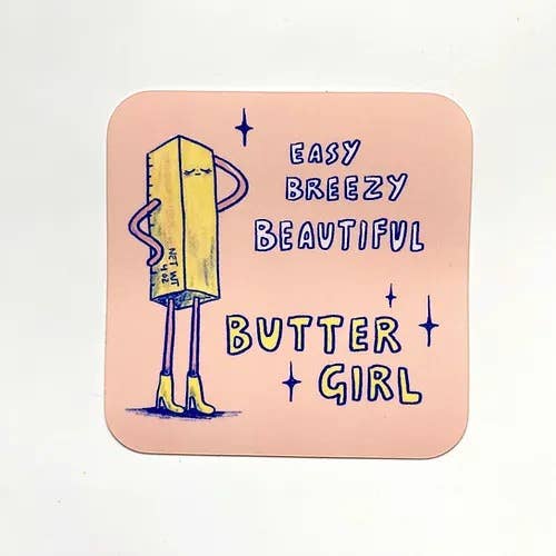 Butter Girl Sticker