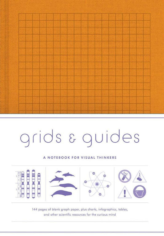 Grids & Guides Orange Notebook