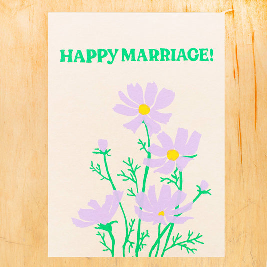 HAPPY MARRIAGE GREETING CARD