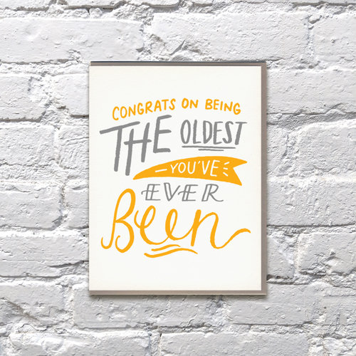 Congrats on Being the Oldest Ever Greeting Card