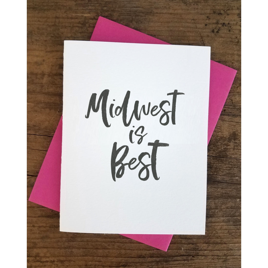 Midwest Is Best Greeting Card