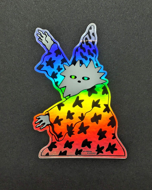 Holographic Wizard Sticker