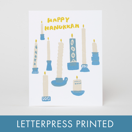 Hanukkah Candles Greeting Card