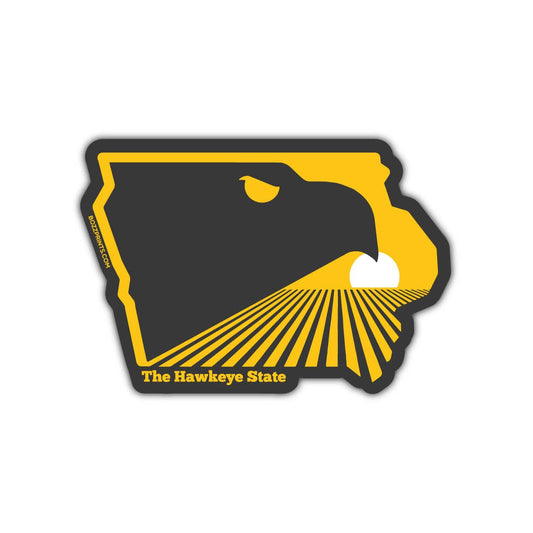 The Hawkeye State Sticker