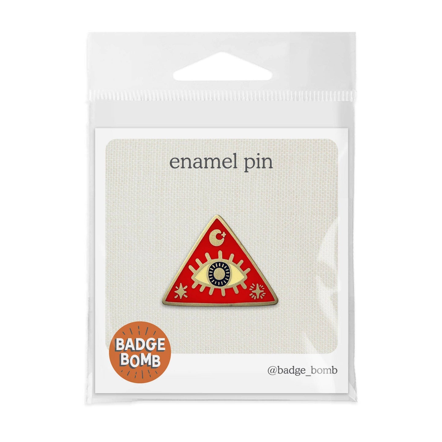 Pyramid Eye Enamel Pin