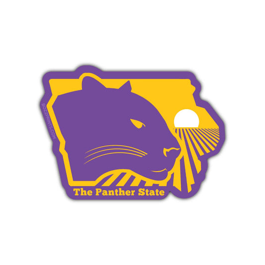 The Panther State Sticker