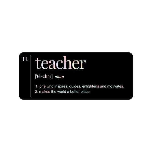 Teacher Definition Sticker