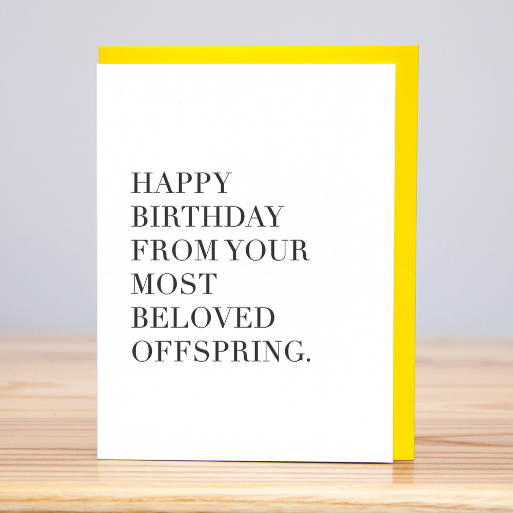 Beloved Offspring  Greeting Card