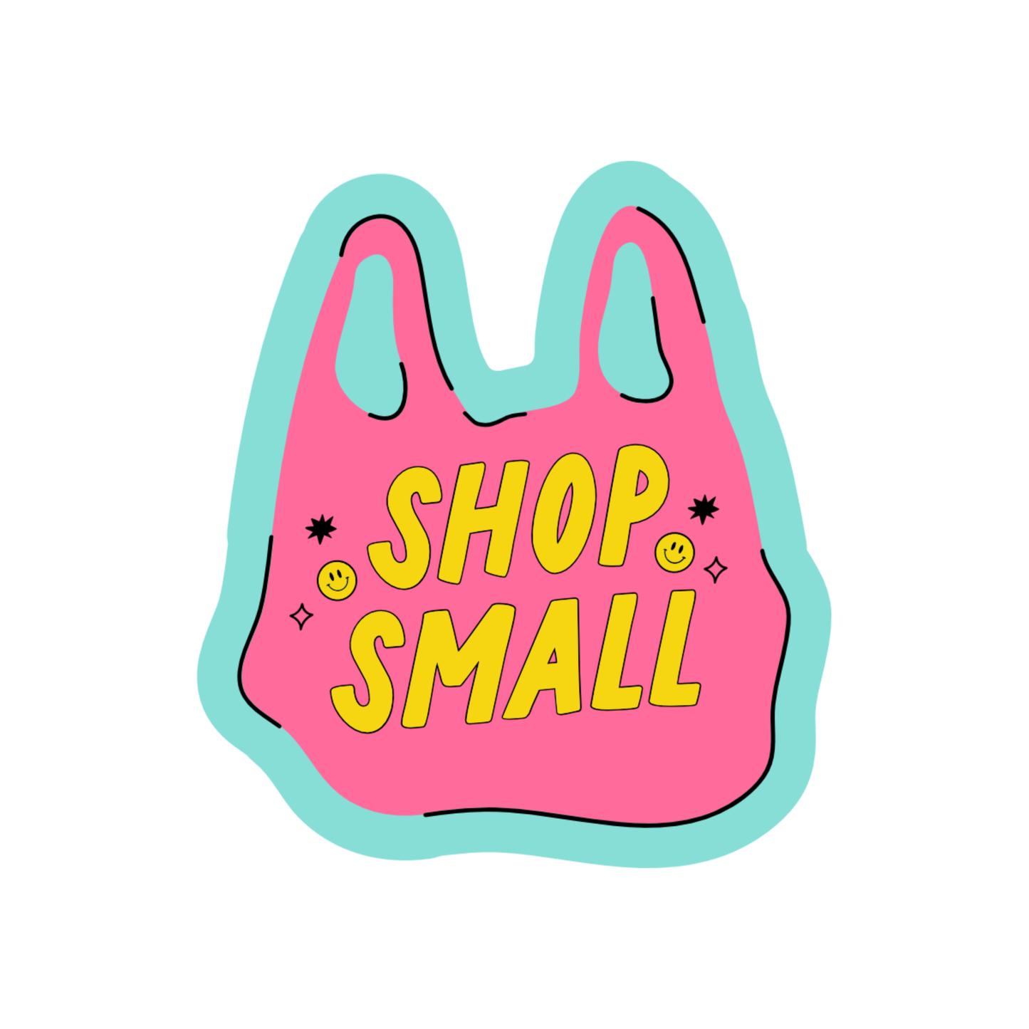Shop Small Bag Sticker